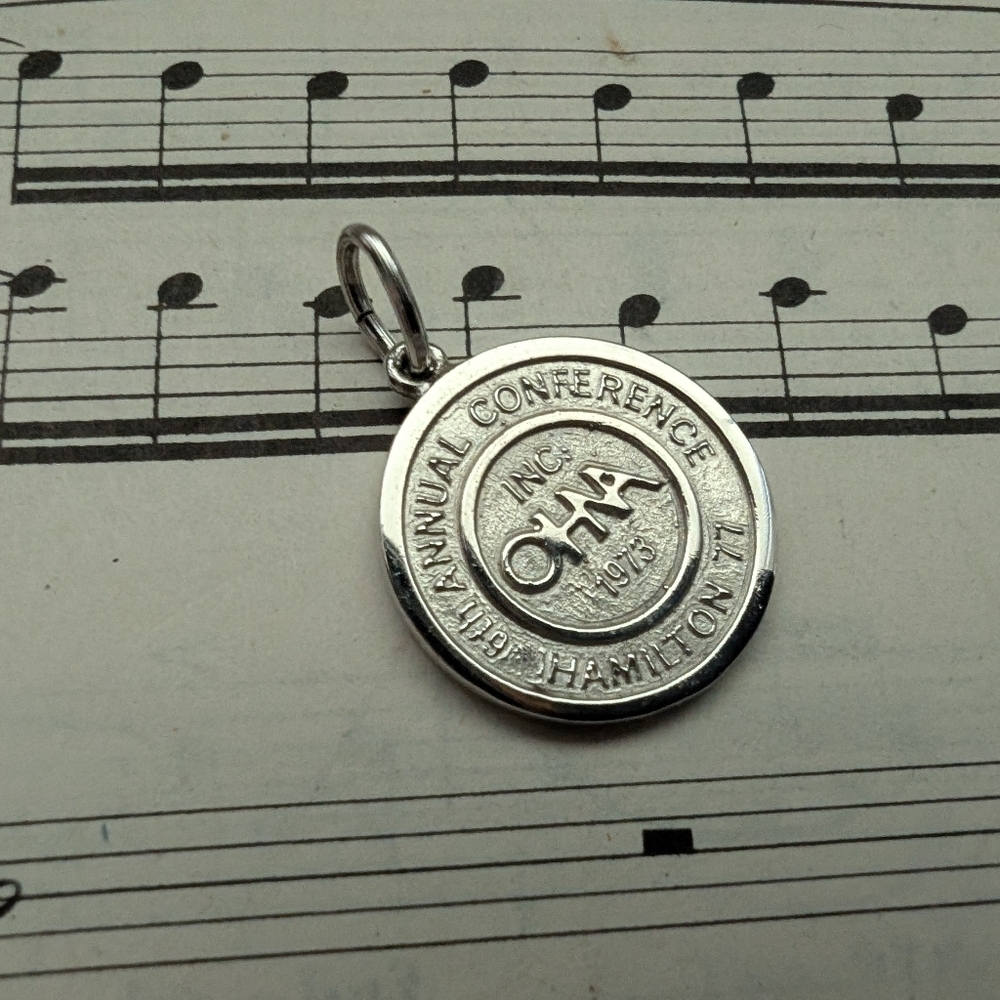 Silver Pendant with Engraved Design